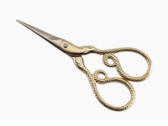 Rogue Paq Python Gold-Tone Bud Trimming Scissors