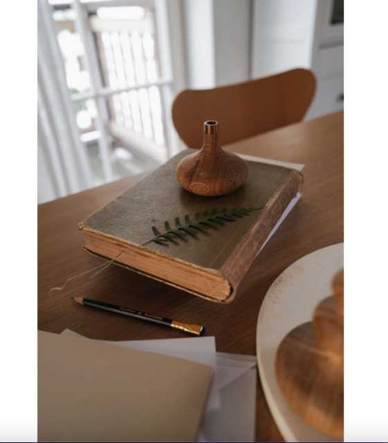 Oak Candle Holder