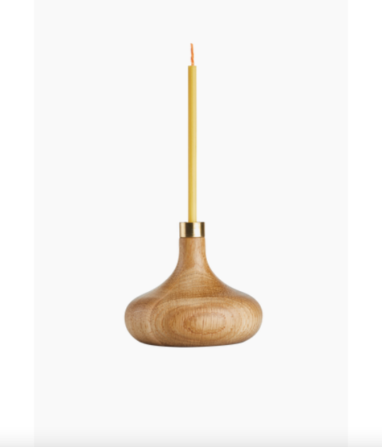 Oak Candle Holder