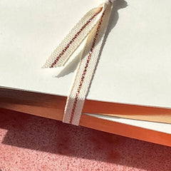Ivory Notebooks with Rose Gold Edging