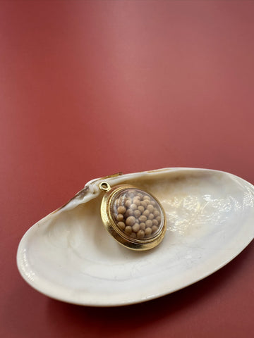 1950’s Vintage Mustard Seed Pendant