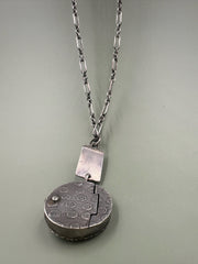 Vintage Secret Compartment Spiral Necklace