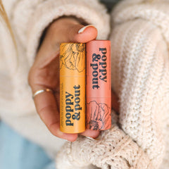 Pomegranate Peach lip balm