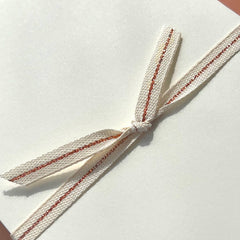 Ivory Notebooks with Rose Gold Edging