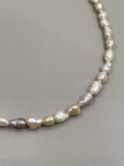 Multicolor Baroque Freshwater Pearl Necklace