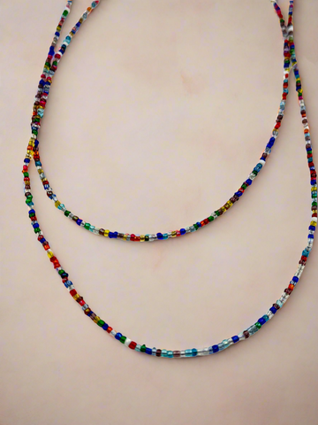 Beaded belly chain