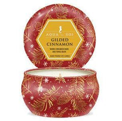 Gilded Cinnamon Aqua De Soi Candle Tin