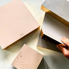 Blush Notepad with Gilded edge