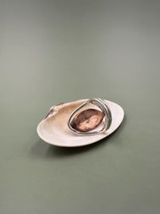Mexican Modernist Sterling Silver & Copper Ring  (c. 1960s–1970s)