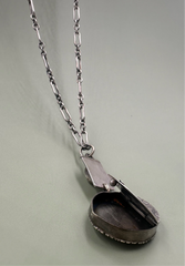 Vintage Secret Compartment Spiral Necklace