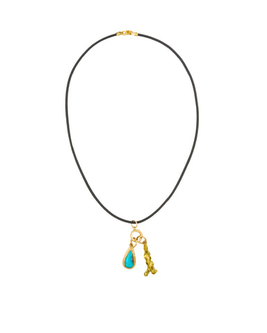 Turquoise Coral Necklace