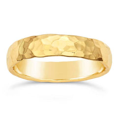 Gold Filled Hammered Ring