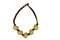 Vintage YSL Spring/ Summer 1977 shell collar necklace