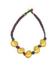 Vintage 1997 YSL Shell Necklace