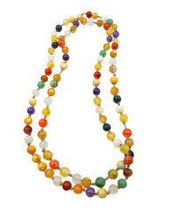 Natural Gemstone Beaded Necklace