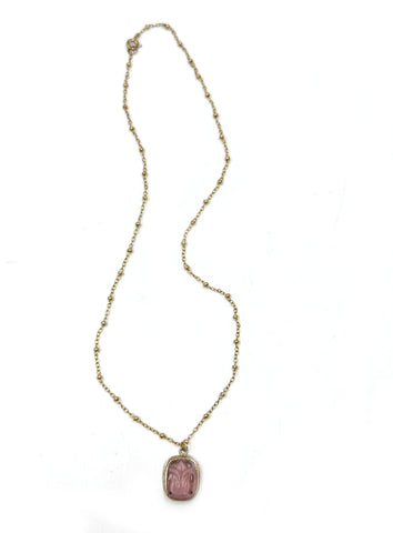 Ximena Rose Quartz Necklace