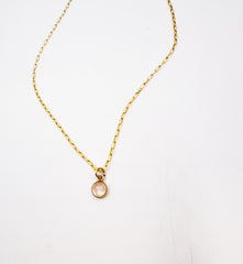 Mini Moonstone pendant necklace