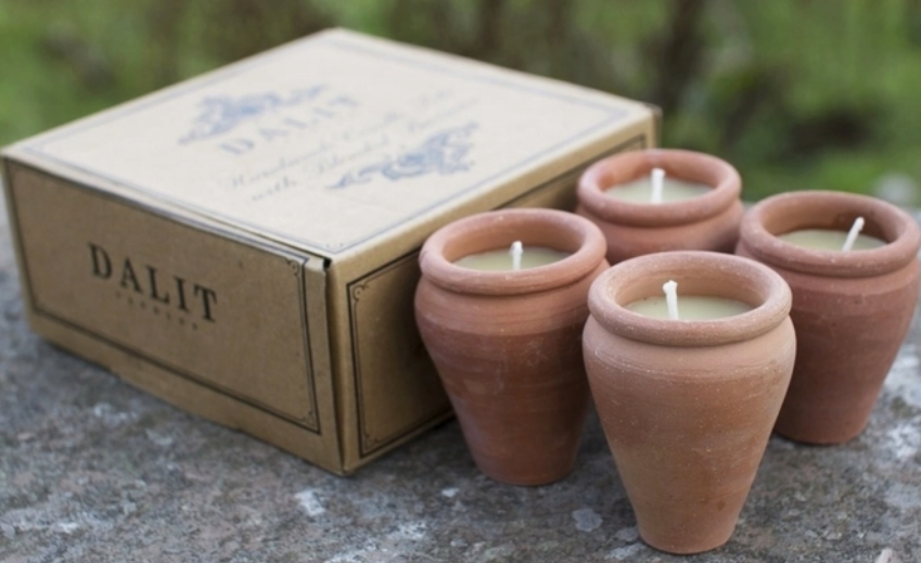 Handmade Clay Candles - Vishal Box of 4