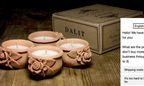 Handmade Terracotta Candles - Small Box of 4