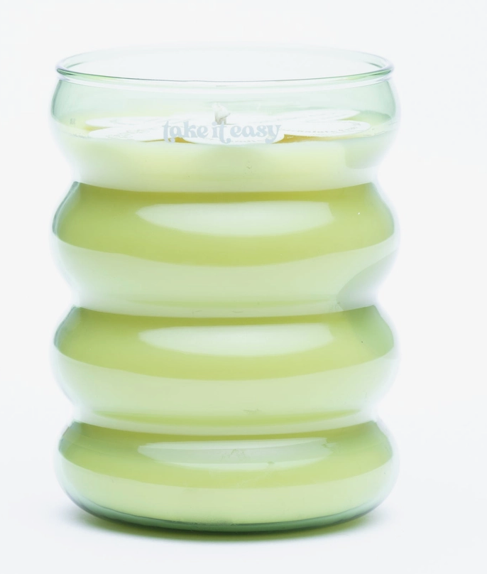 Take It Easy • Wiggle Collection • Green • 9 oz Soy Candle