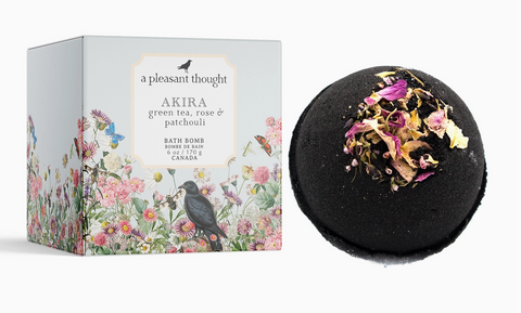 Akira | Green Tea, Rose & Patchouli | Bath Bomb