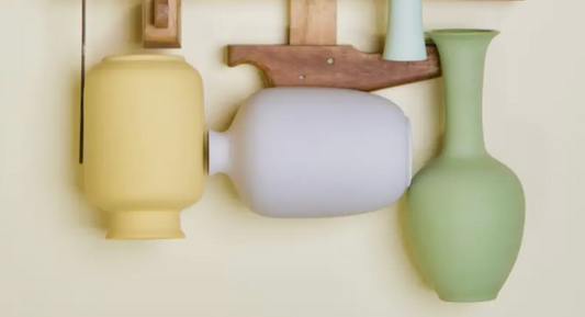 Sage Matte Porcelain Mini Lotus Vase
