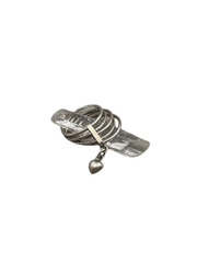 Linked Love Sterling Heart Ring