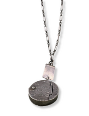 Vintage Secret Compartment Spiral Necklace