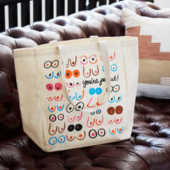 You're Perfect • Boobs Tote Bag