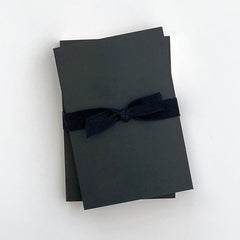Little Black Notebooks with Rose Gold Edging