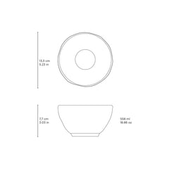 Organic Soup/Fruit Bowl Greenery Stoneware 18.87 Oz