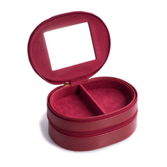 Red faux Lizard Leather Jewelry Box
