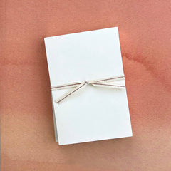 Ivory Notebooks with Rose Gold Edging