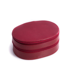 Red faux Lizard Leather Jewelry Box