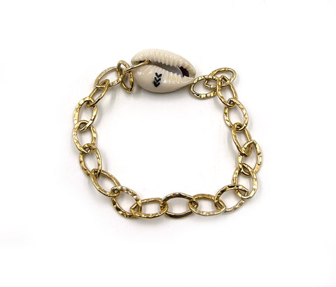 Cowry Shell Gold Filled Bracelet