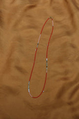 Wrap Beads // Cherry Glass Turquoise Pearls
