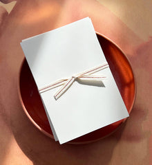 Ivory Notebooks with Rose Gold Edging