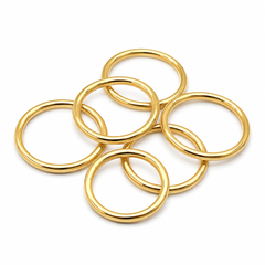 Gold Flo Stacker Ring