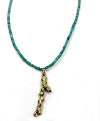 Selena Turquoise Coral necklace