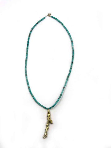 Selena Turquoise Coral necklace