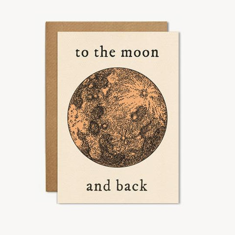 To The Moon And Back Card