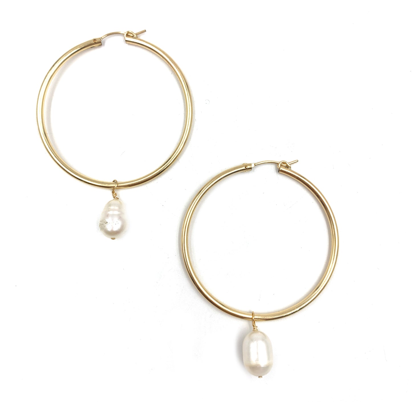 Pearl Hoops