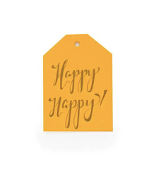 Happy Happy Tags | Set of 6