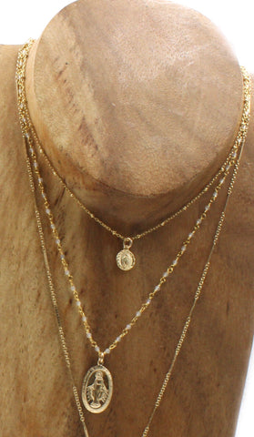 Mini Coin Charm Necklace
